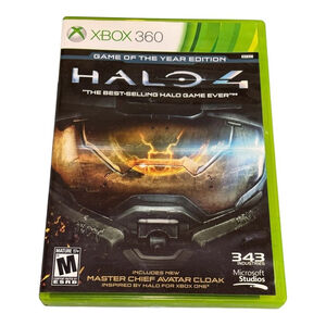 Halo 4 Game of the Year Edition Xbox 360 Complete CIB 2 Disc Set 343 Microsoft